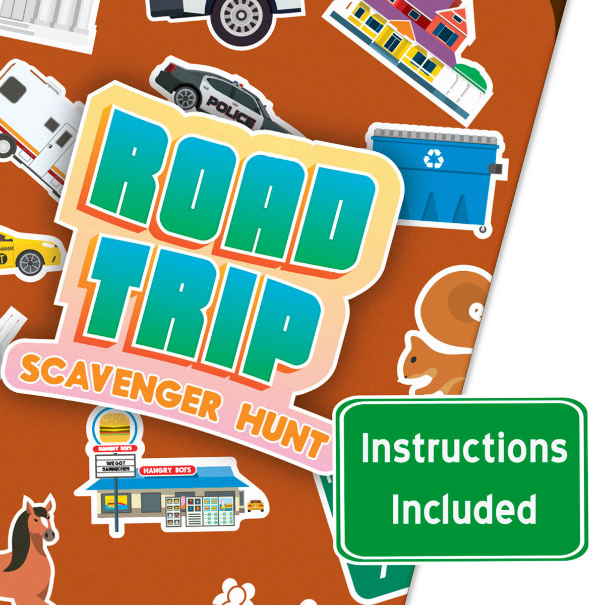 Road Trip Scavenger Hunt - Highway, City & Suburbs    