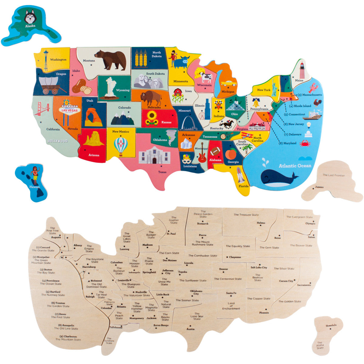 Fifty-Nifty United States Tray Puzzle    