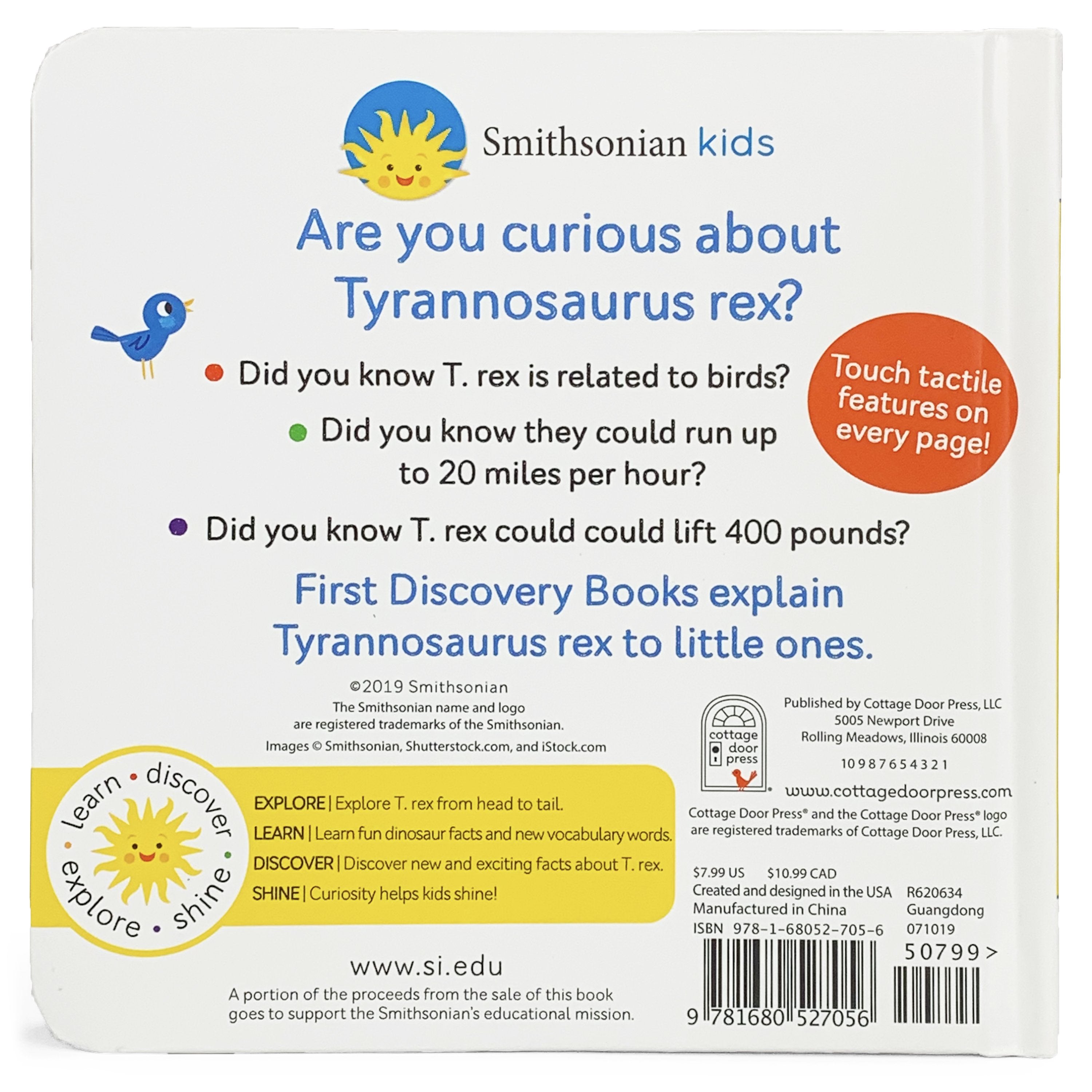 T-Rex From Head to Tail - First Discovery Books    
