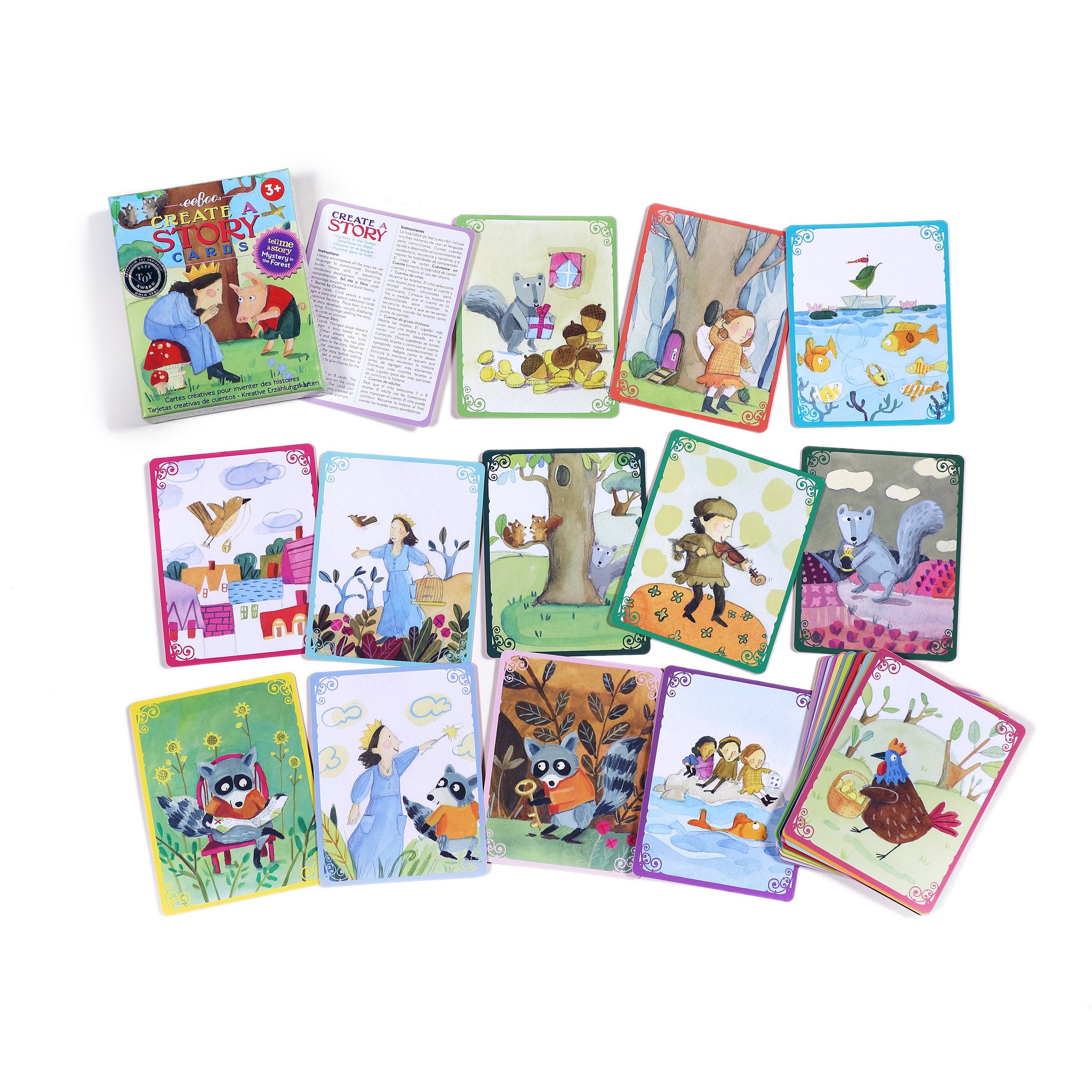 eeBoo Create A Story Cards - Mystery In The Forest    