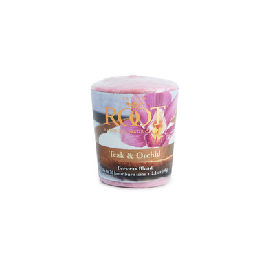 Root Votive Candle - Teak & Orchid    