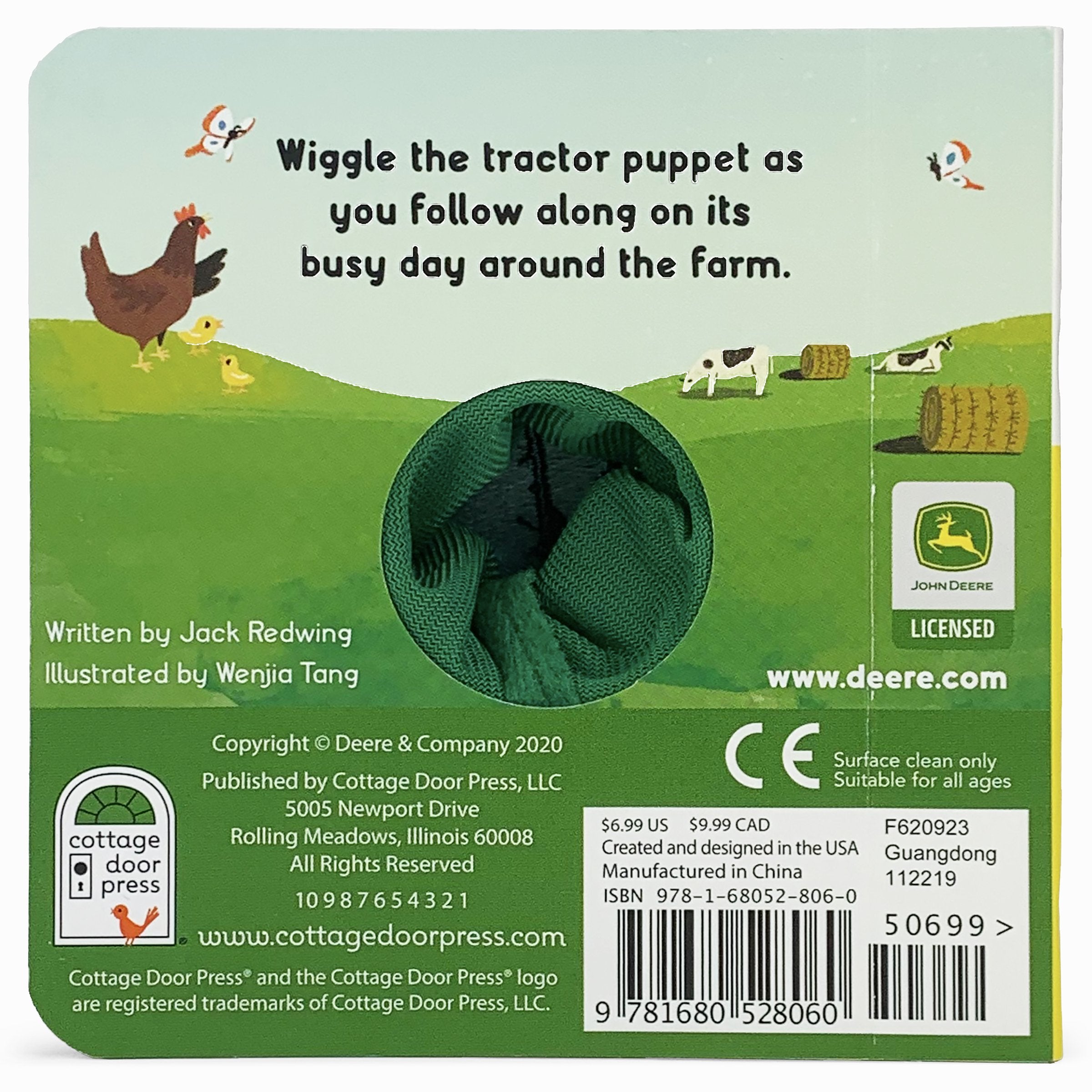 I Am A Tractor - John Deere Kids Finger Puppet Book    