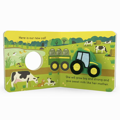 I Am A Tractor - John Deere Kids Finger Puppet Book    