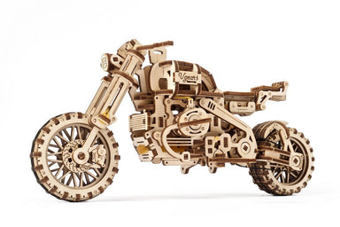 UGears Scrambler UGR-10 Motorcycle With Sidecar    