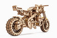 UGears Scrambler UGR-10 Motorcycle With Sidecar    