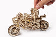 UGears Scrambler UGR-10 Motorcycle With Sidecar    