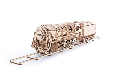 UGears Locomotive With Tender    
