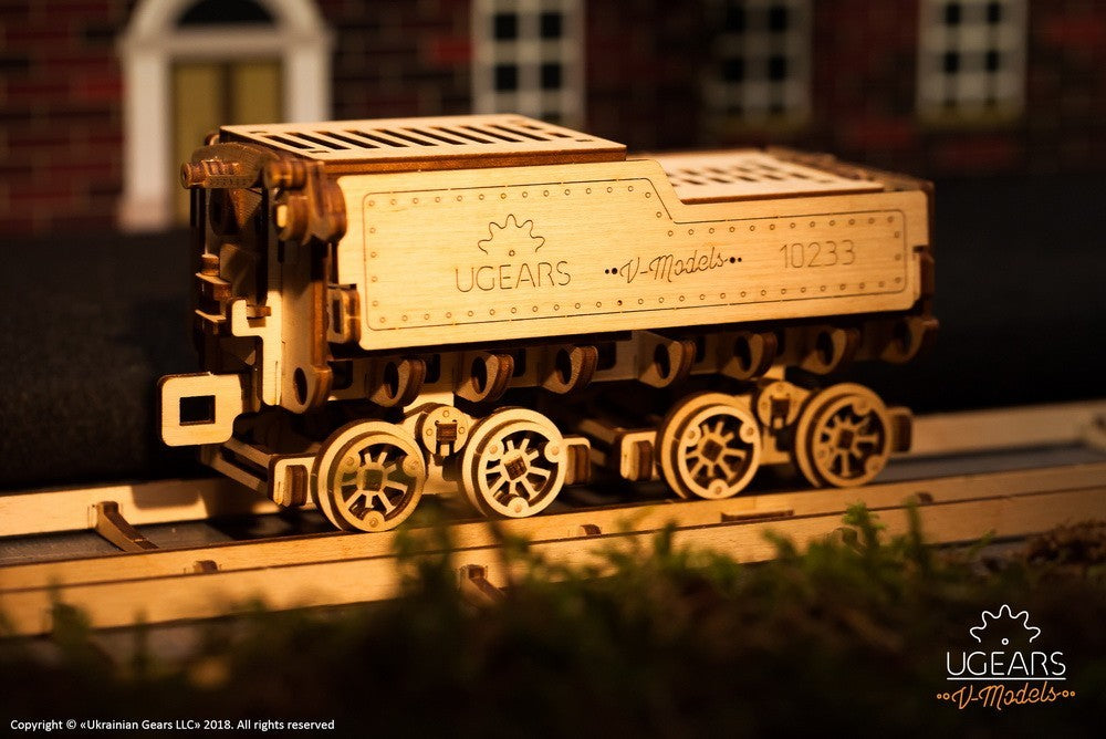 UGears V-Express Steam Train With Tender    
