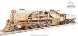 UGears V-Express Steam Train With Tender    