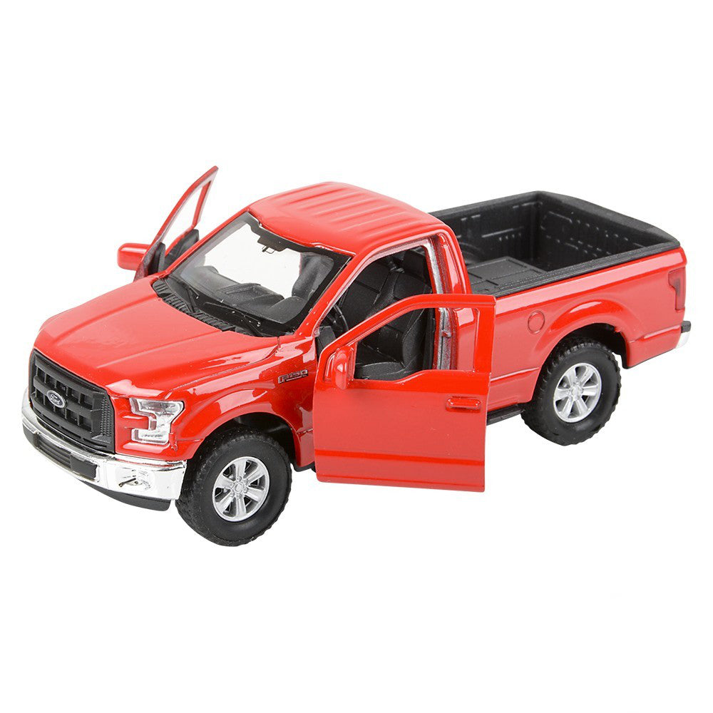 Diecast Pull Back 2015 Ford F150 Pickup Truck (Single) - Random Color