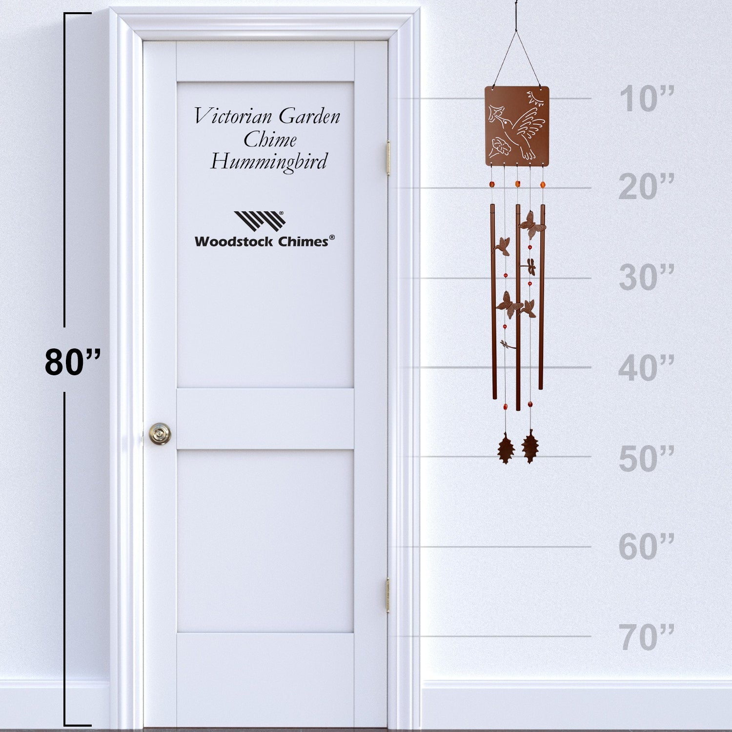 Victorian Garden Hummingbird Chime    