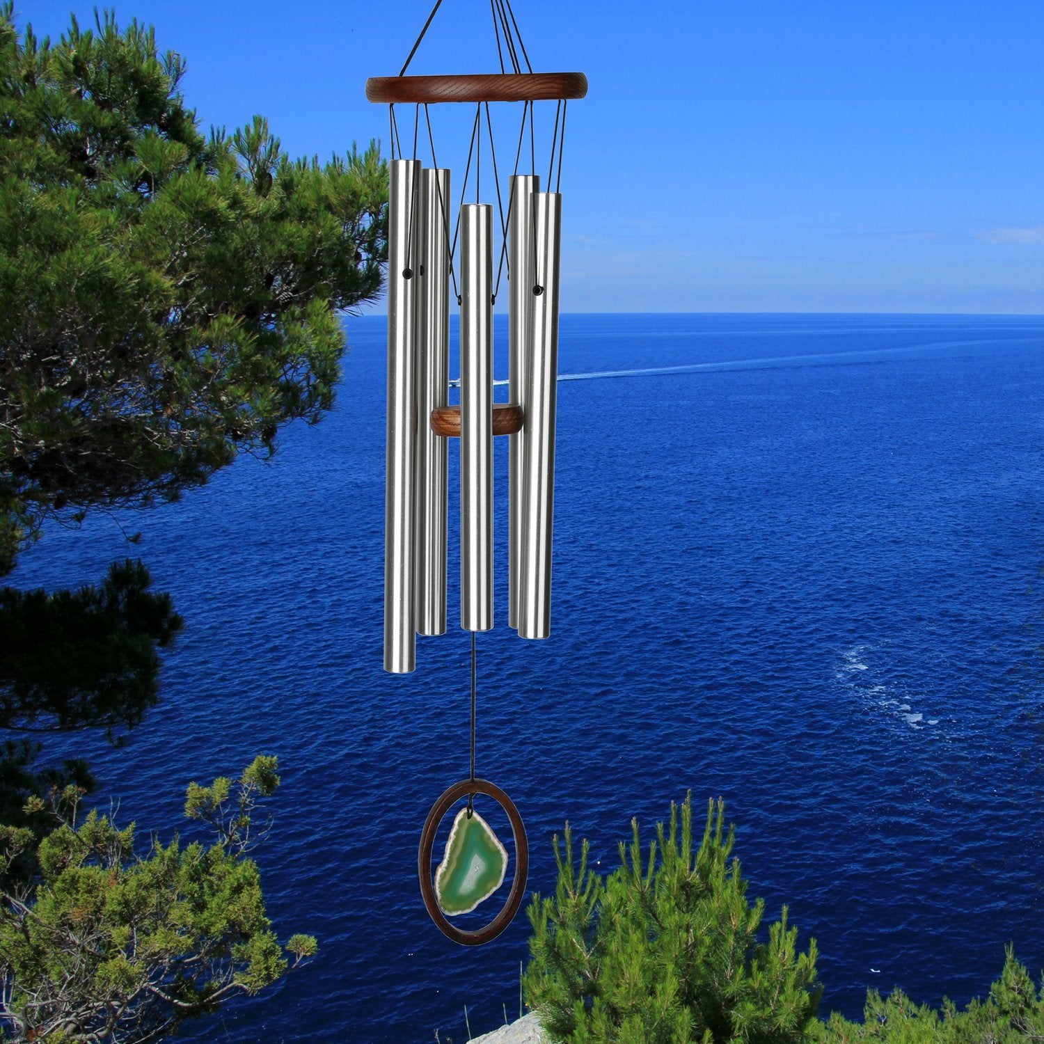 Agate Chime - Large Green    
