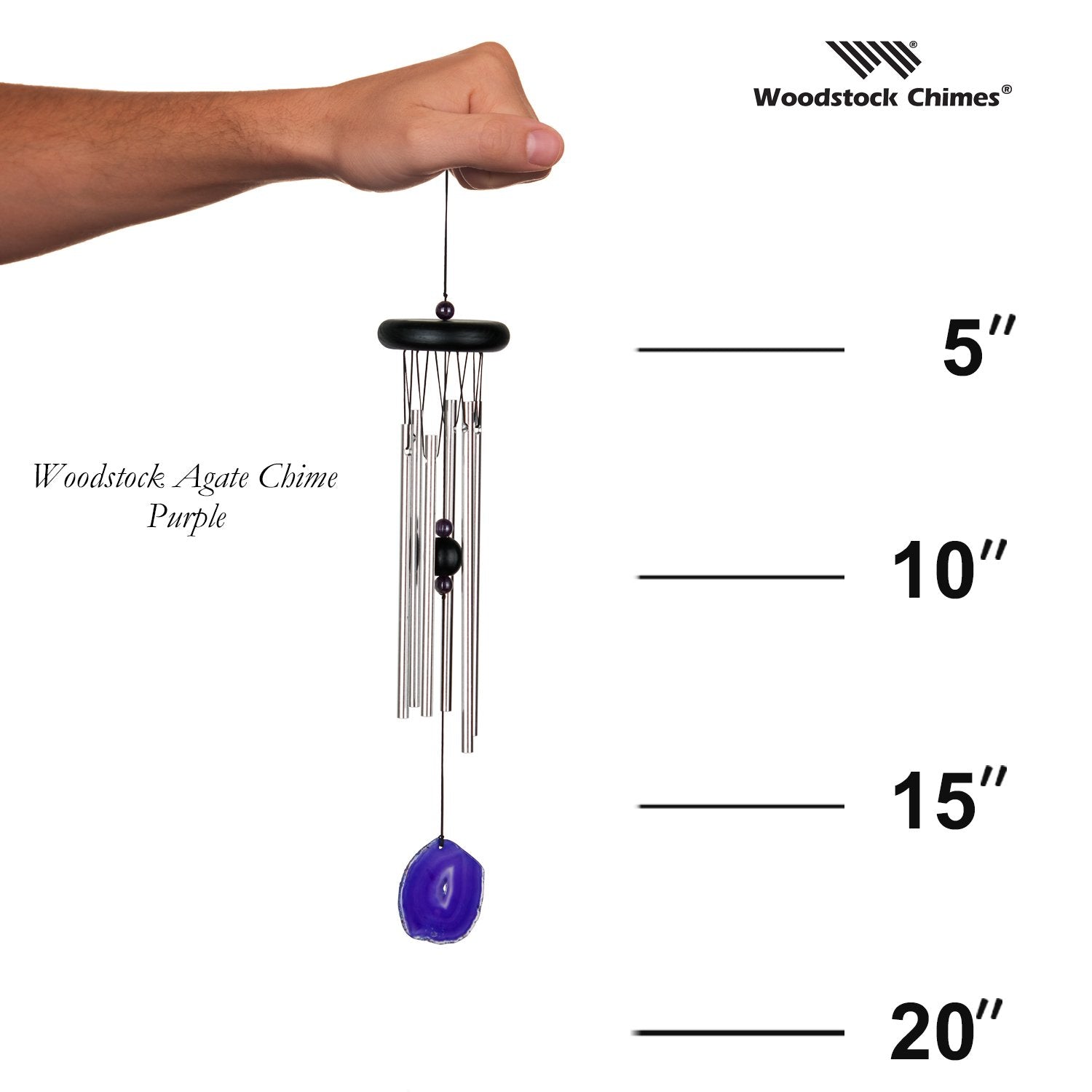 Agate Chime - Purple    
