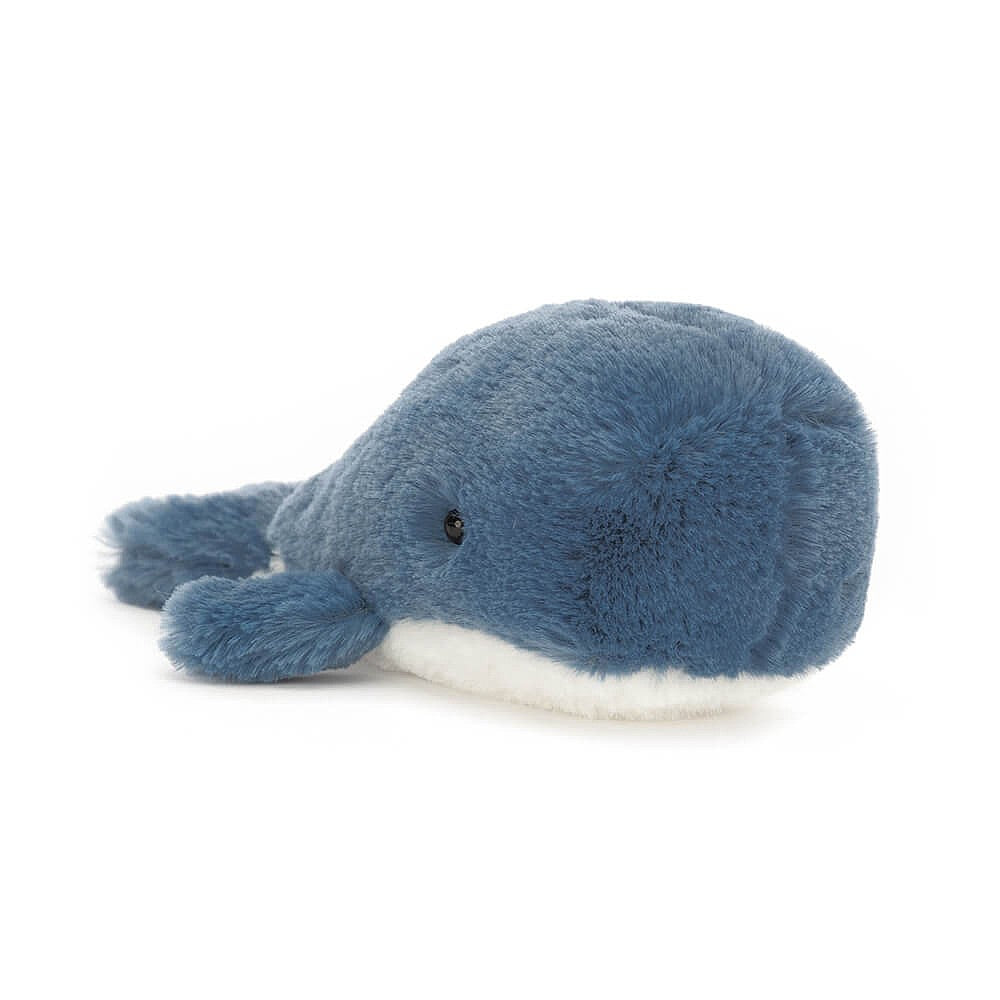 Jellycat Wavelly Whale Blue    