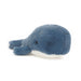 Jellycat Wavelly Whale Blue    