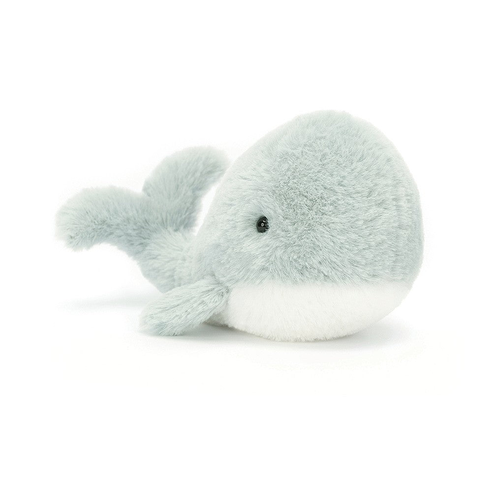 Jellycat Wavelly Whale Grey    