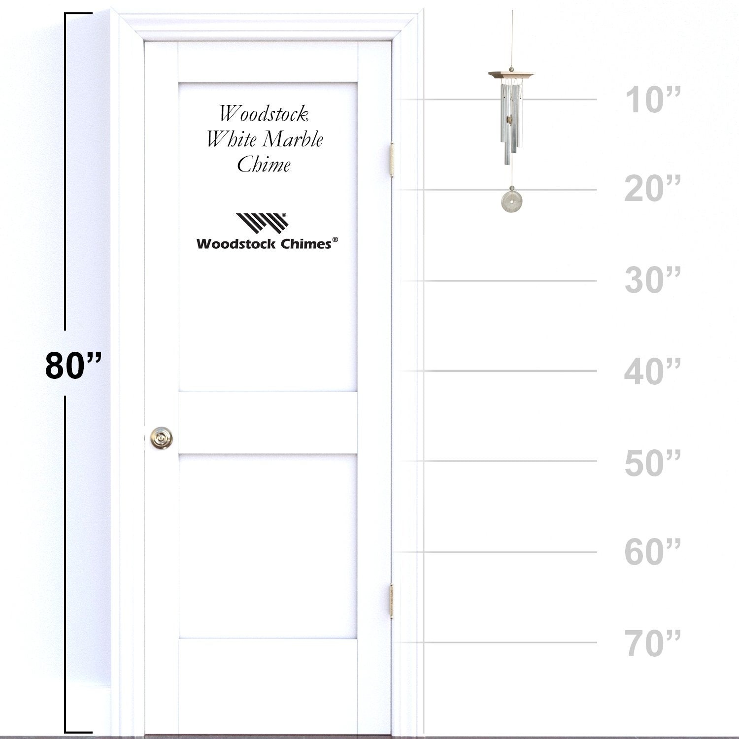 White Marble Chime    