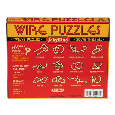 Wire Puzzles - Set of 12    