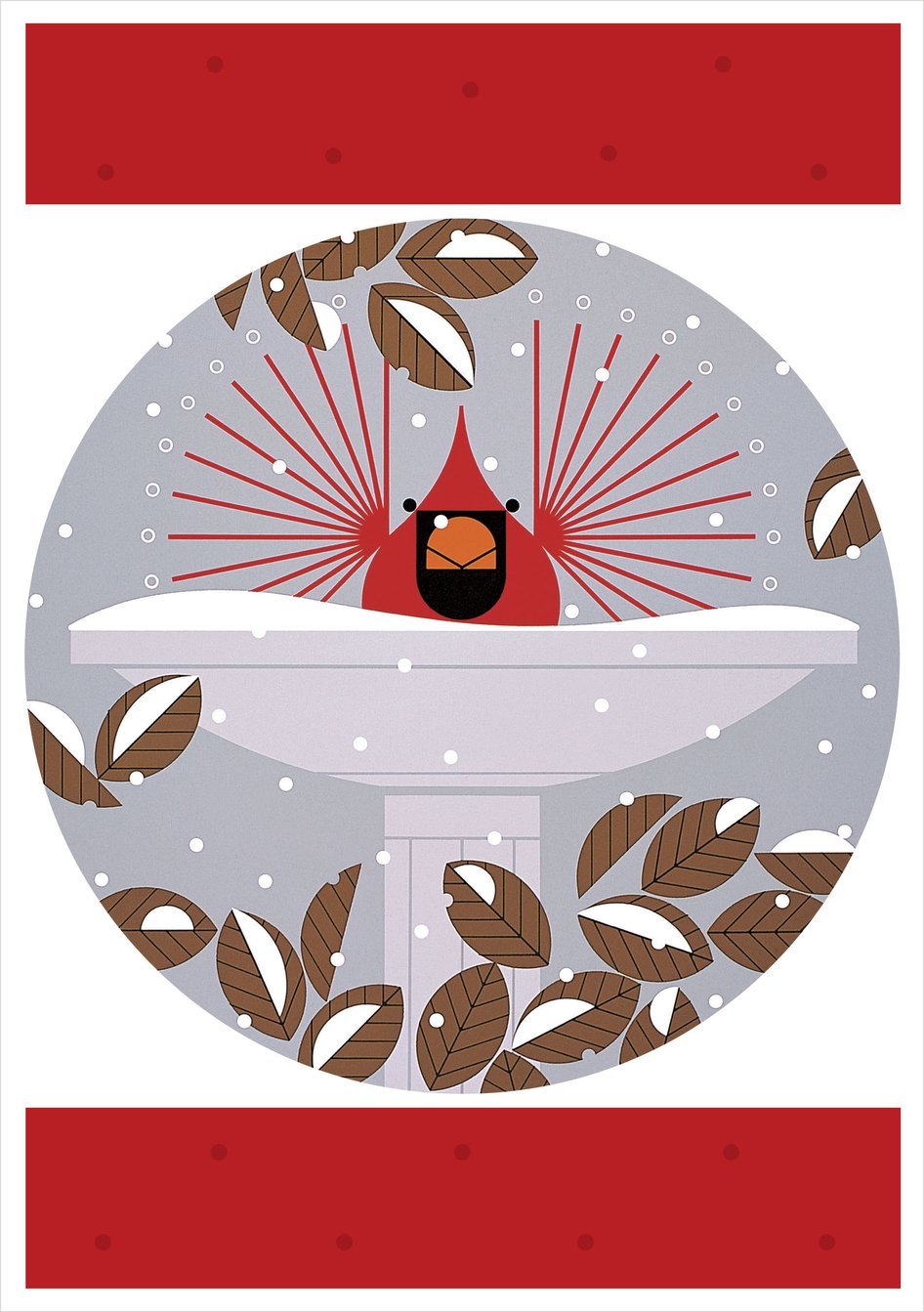 Charley Harper Cool Cardinals - A Boxed Holiday Card Assortment    