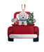 Bichon Frise In A Truck Ornament