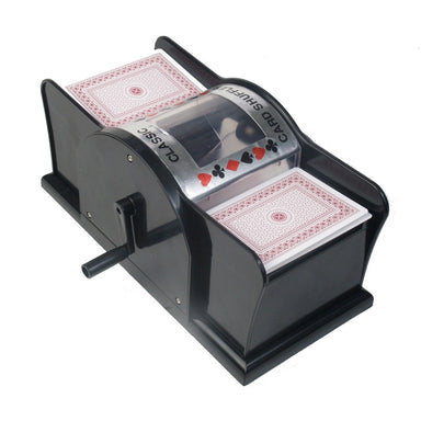 Manual Card Shuffler With 2 Decks of Cards    