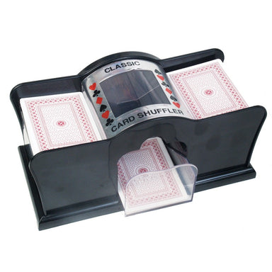 Manual Card Shuffler With 2 Decks of Cards    