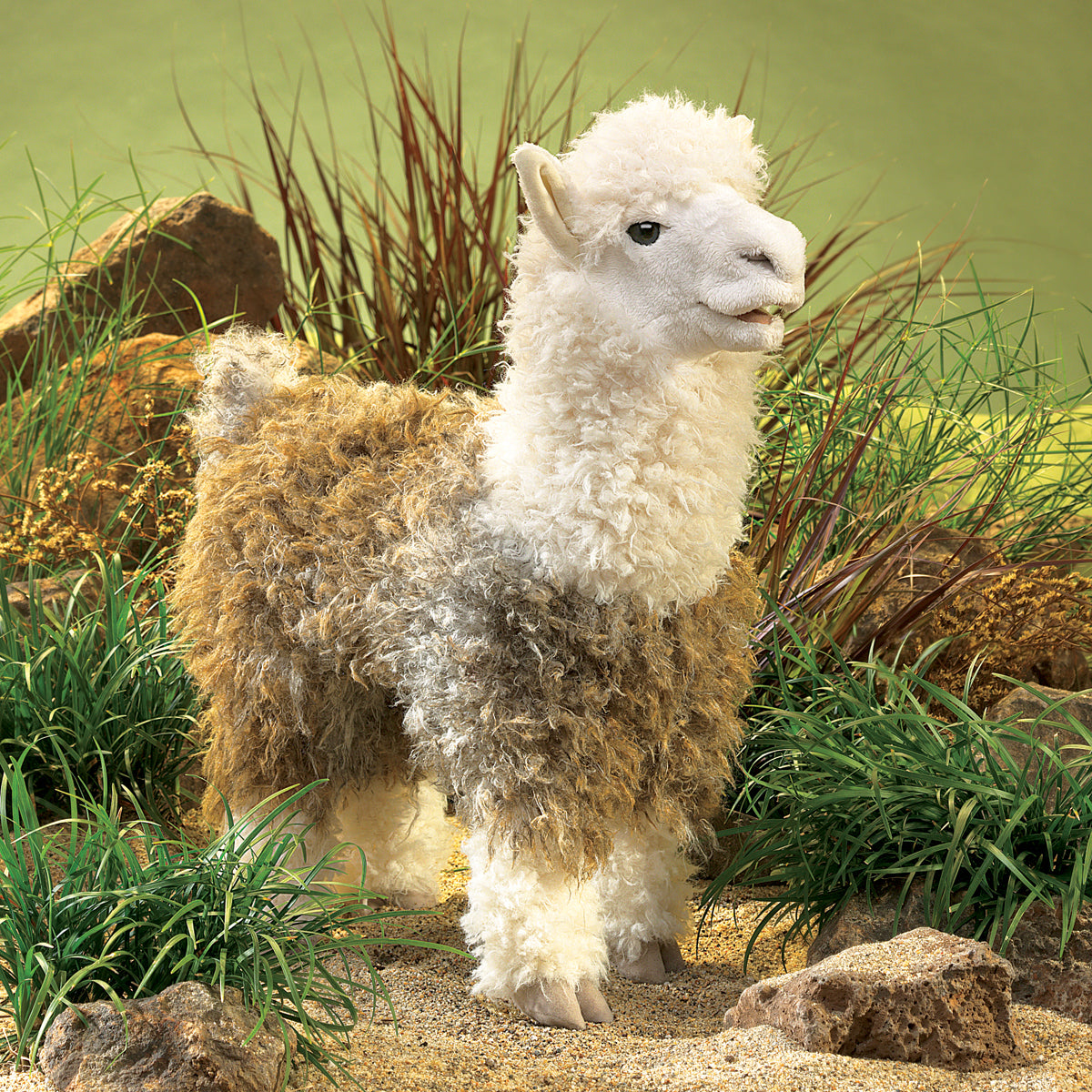 Folkmanis Puppet - Alpaca    