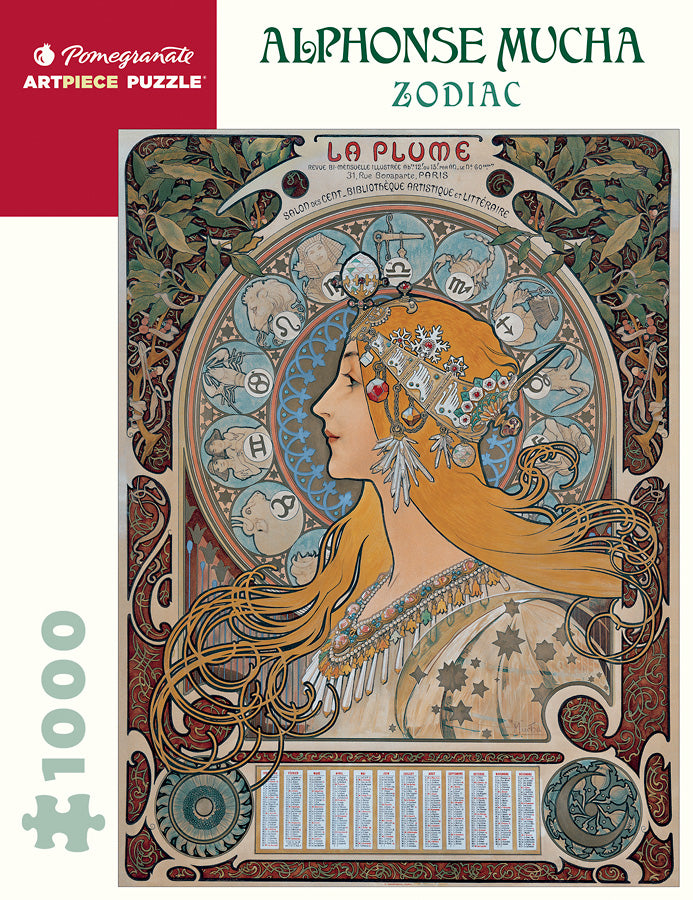 Zodiac - 1000 Piece Alphonse Mucha Puzzle    