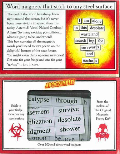 Magnetic Poetry - Apocalypse!    