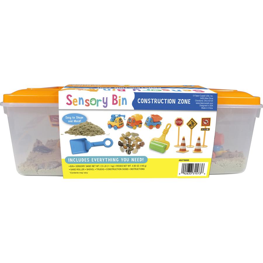 Sensory Bin - Construction Zone    