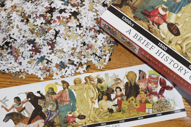 A Brief History of Art 1000 Piece Panoramic Puzzle    