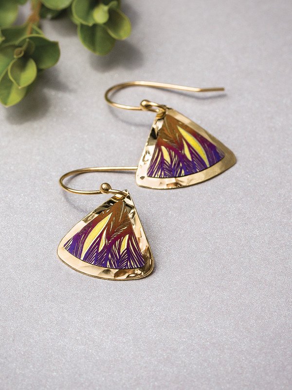Holly Yashi Rae Earrings - Brown    