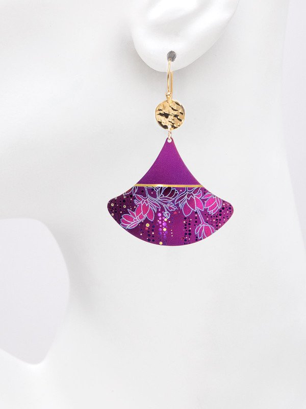 Holly Yashi Delia Earrings - Plum    