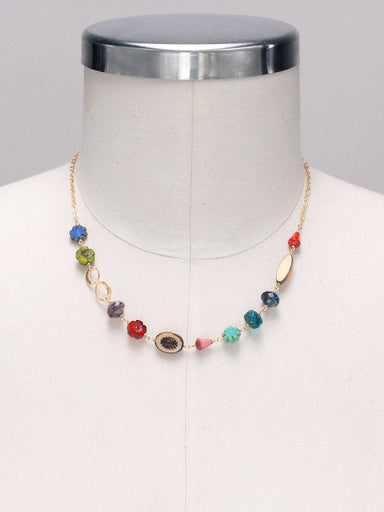Holly Yashi Fandango Necklace - Rainbow    