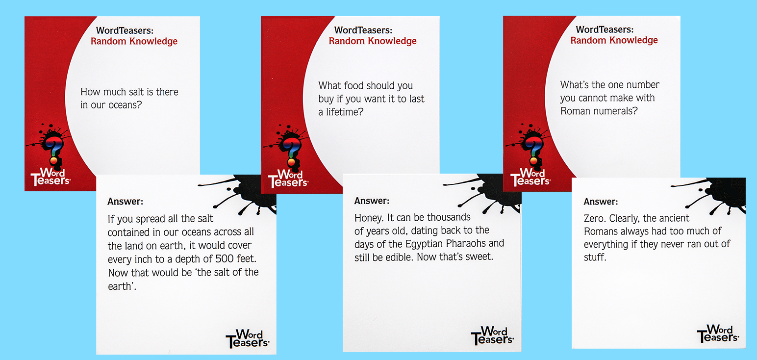 Word Teasers Random Knowledge    