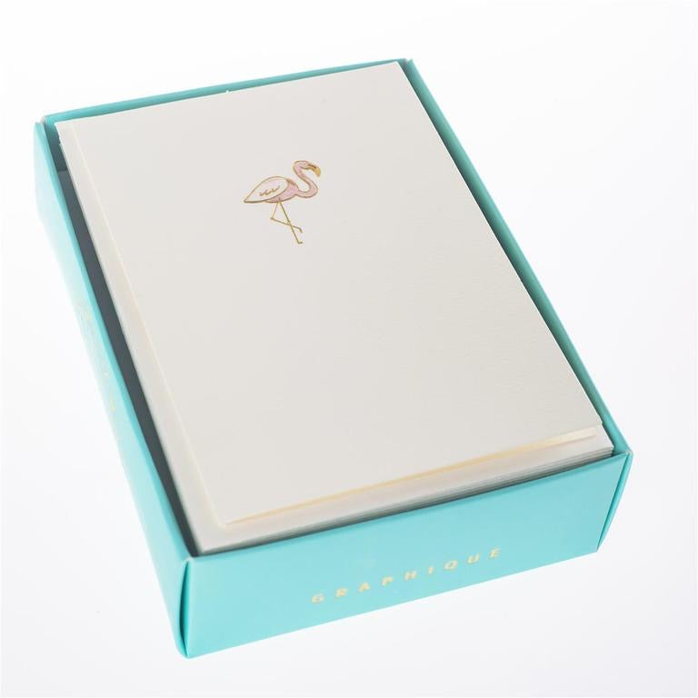 Boxed Notecards - Pink Flamingo    