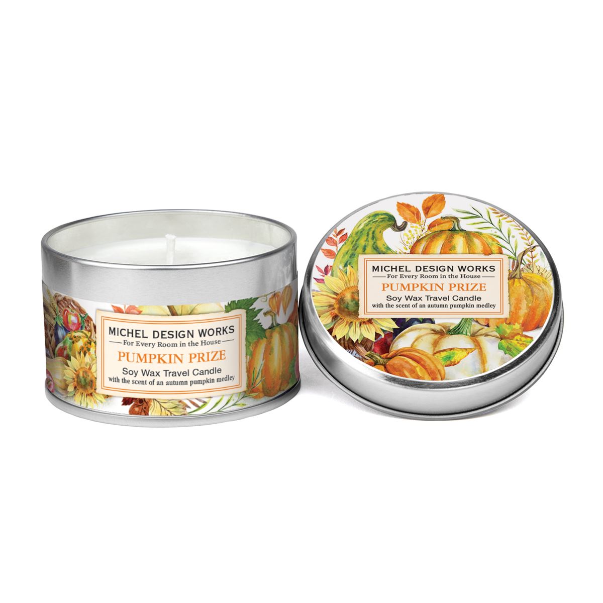 Pumpkin Prize Soy Wax Travel Candle    
