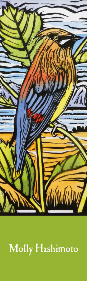 Cedar Waxwing - Molly Hashimoto Bookmark    