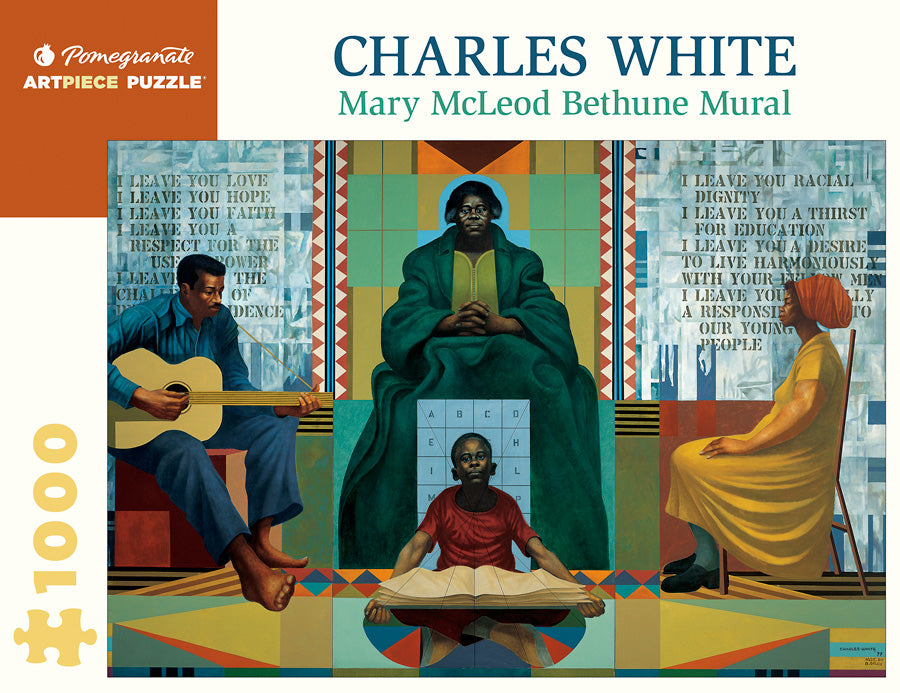 Mary McLeod Bethune Mural - Charles White 1000 Piece Puzzle    