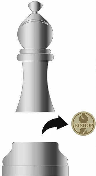Chess Bishop Hanayama Puzzle - Level 2    