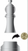 Chess Bishop Hanayama Puzzle - Level 2    