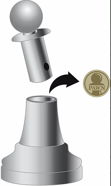 Chess Pawn Hanayama Puzzle - Level 1    