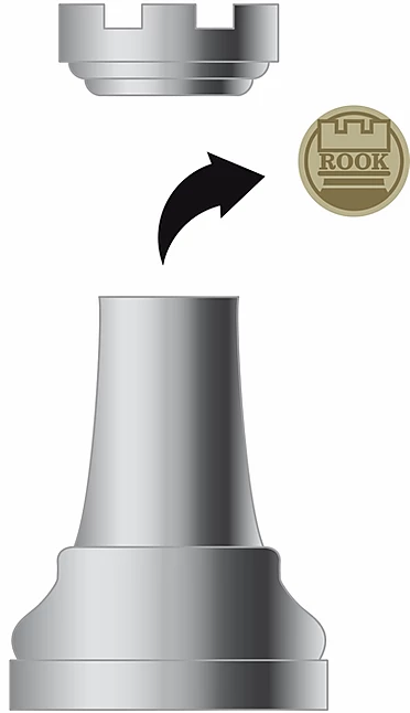 Chess Rook Hanayama Puzzle - Level 1    