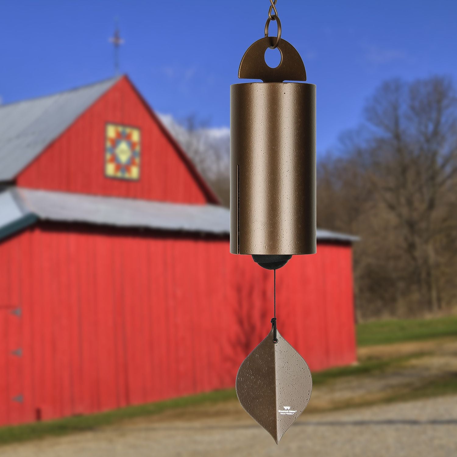 Medium Heroic Windbell - Antique Copper    