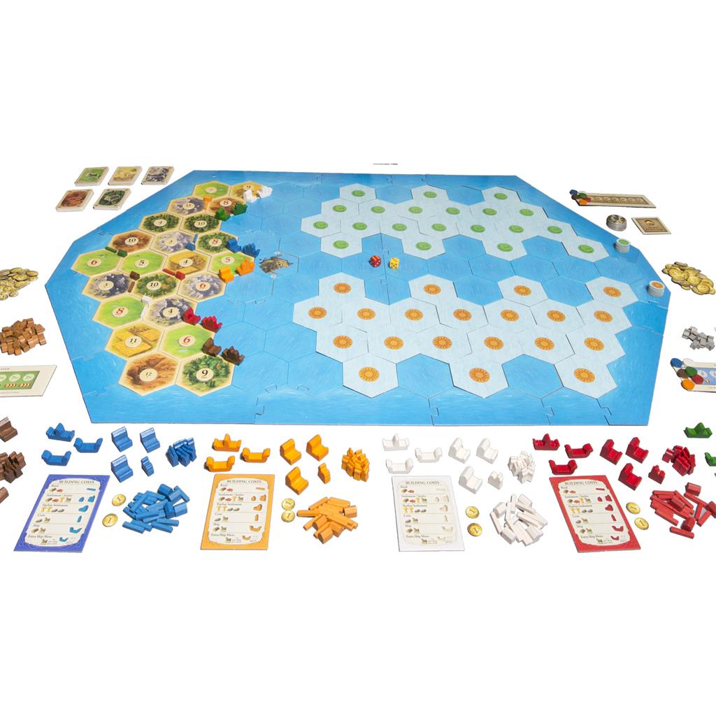 Catan Explorers and Pirates 5-6 Player Extension    
