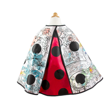Color A Cape - Ladybug Size 4-7    