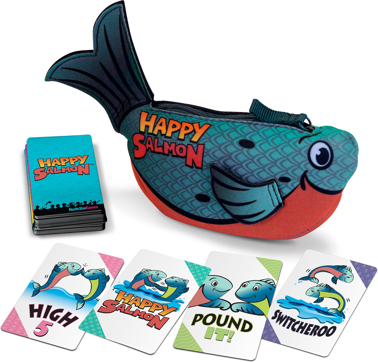Happy Salmon - Blue Fish    