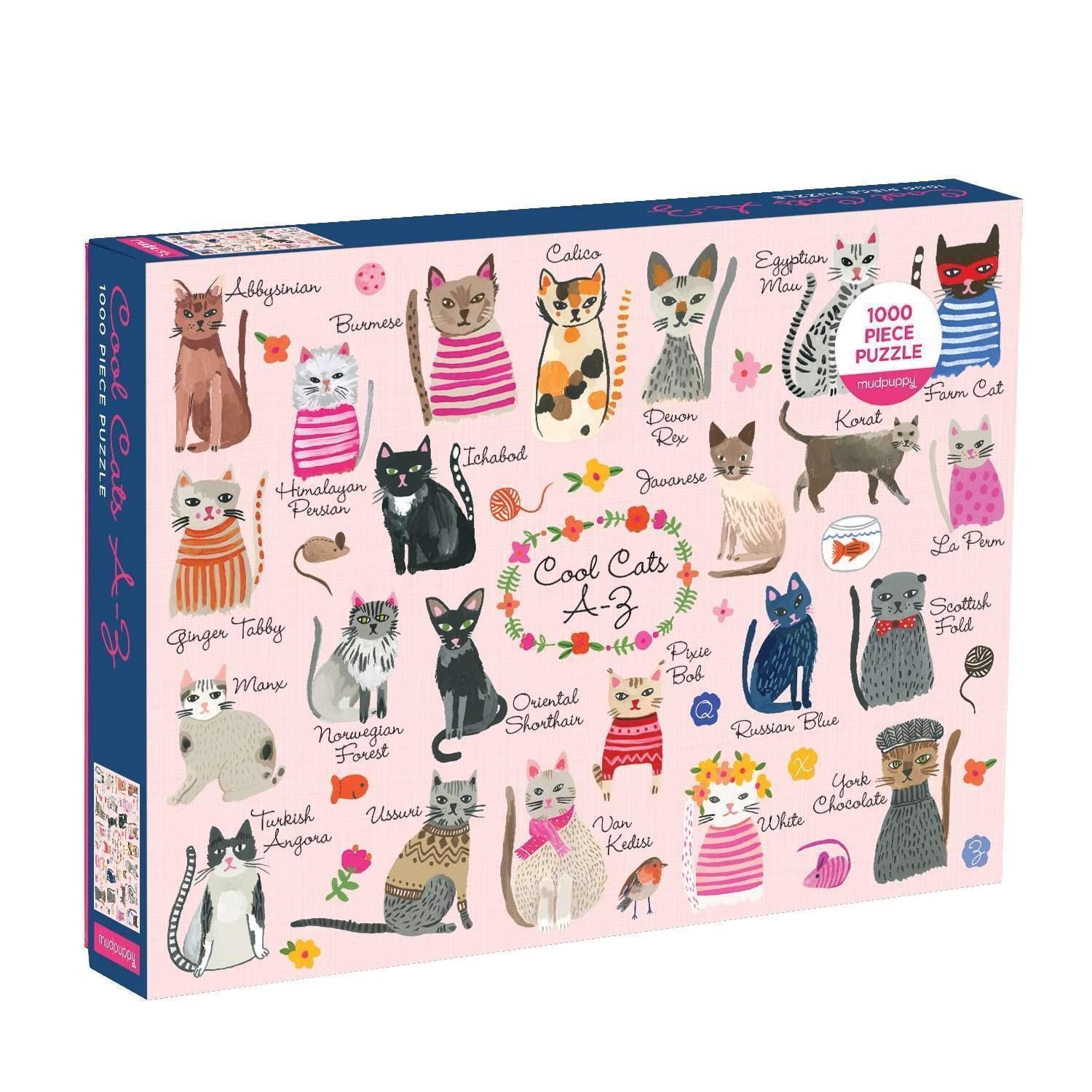 Cool Cats A-Z 1000 Piece Puzzle    