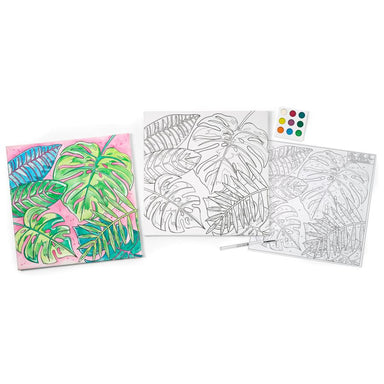 Paint By Number Watercolor Set - Tropical    
