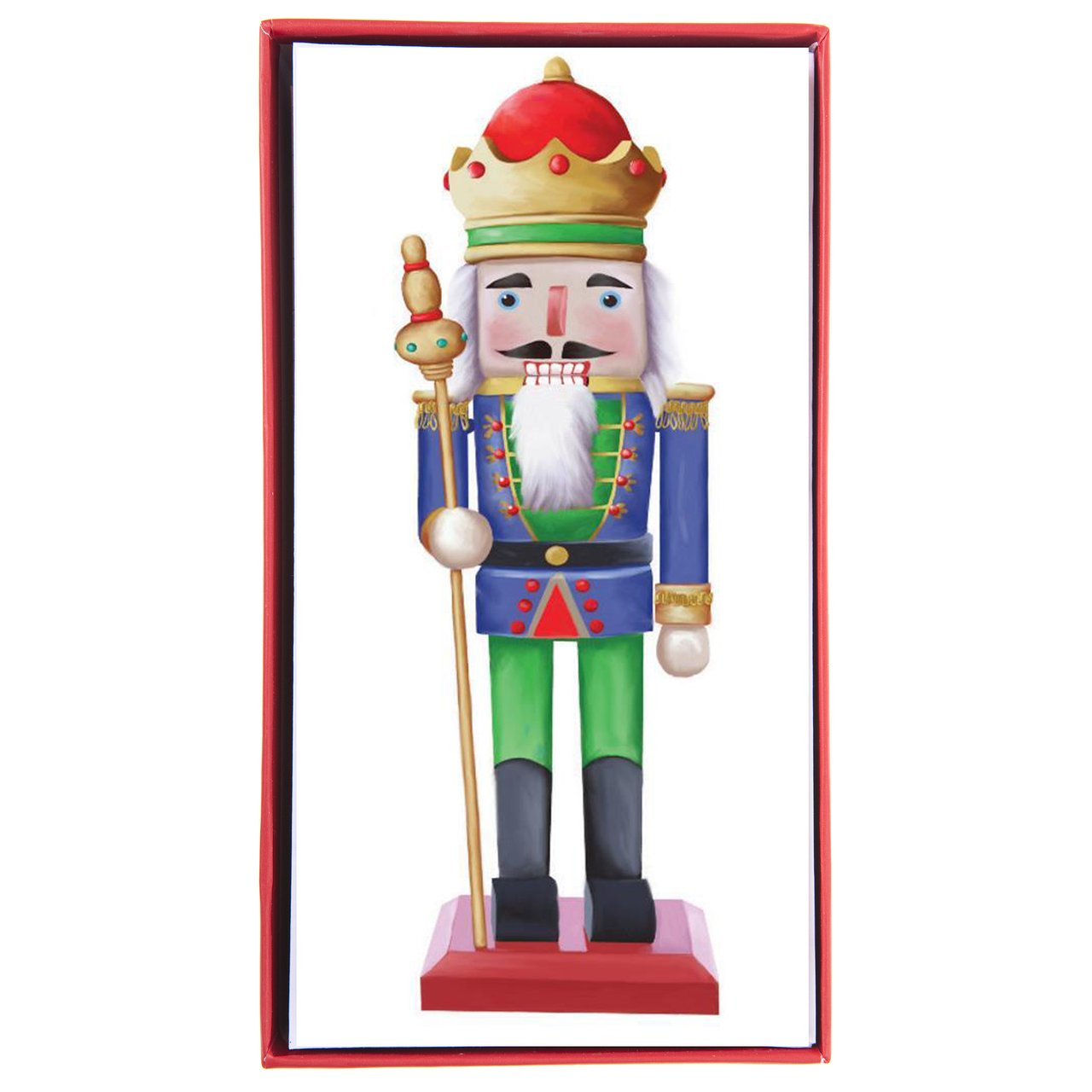Boxed Money Holder Christmas Cards - Nutcracker    